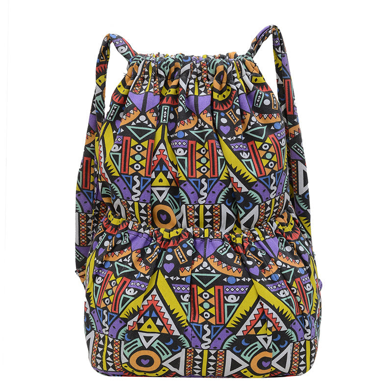 Schnürrzug Elefanten Druck Rucksack Brehn