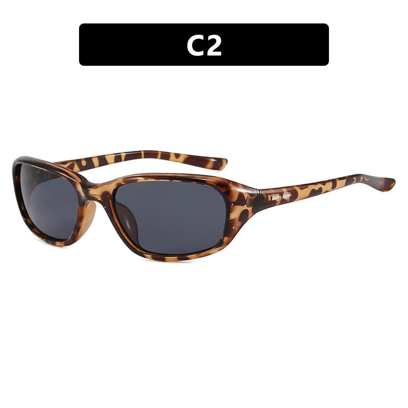 Damen sportliche Sonnenbrille mit breitem, ergonomischem Rahmen Brehn