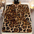 Plüsch Leopard Druck Wurfdecke
