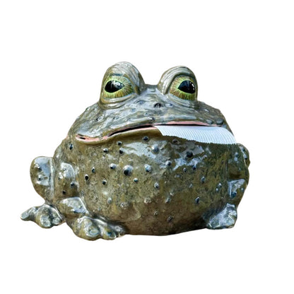 Dekorative Froschfigur mit Zahnbürstenhalter Brehn