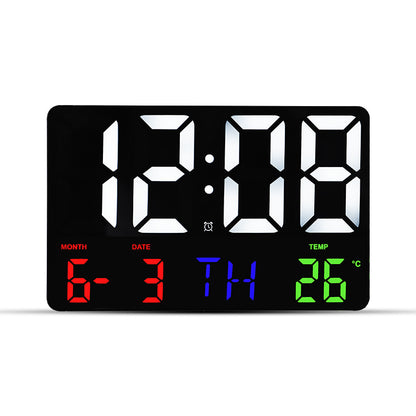 Digitaler Wandwecker mit Multifunktionalem Led-Display Brehn