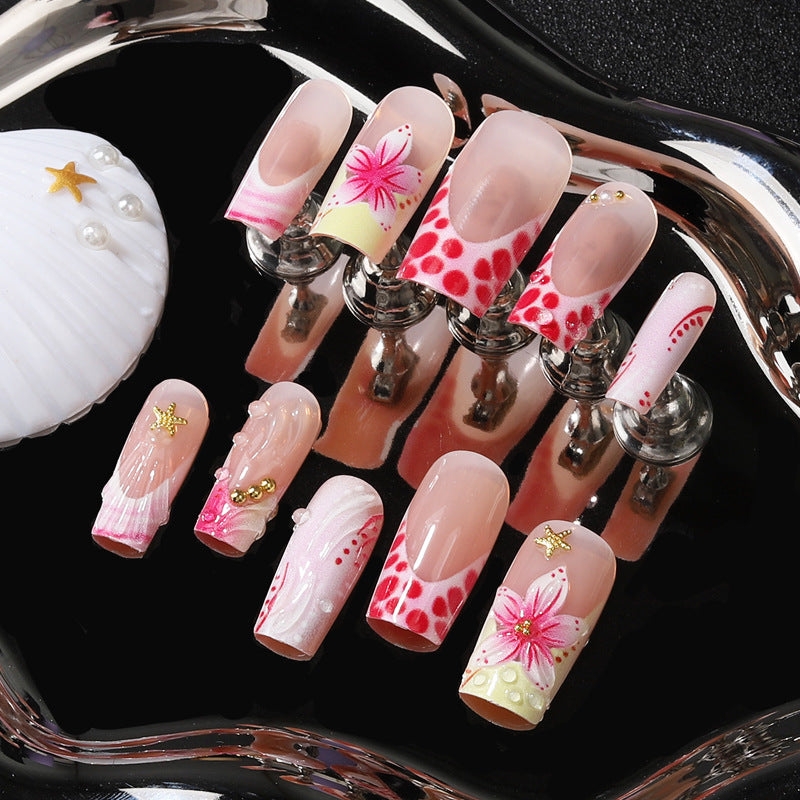 Blumen Design Press-On Nagel Tipps Brehn
