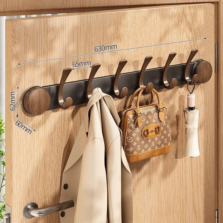 Stilvolles Wandmontiertes Jacken- und Taschenhakenregal Brehn
