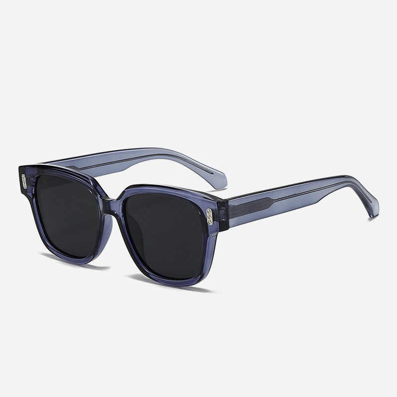 Damen Designer-Sonnenbrille mit quadratischem Rahmen und braunen Gläsern Brehn