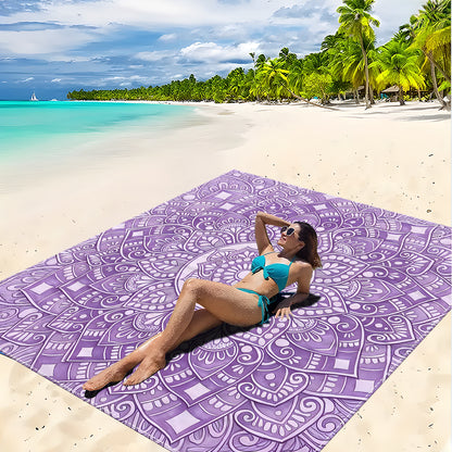 Mandala Design Strandmatte Brehn