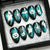 Halloween-Themen Press-On Nagelkunst Set Brehn