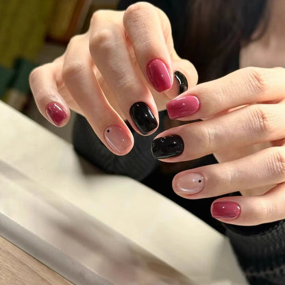 Gemischtes Finish Nagel Kunst Set