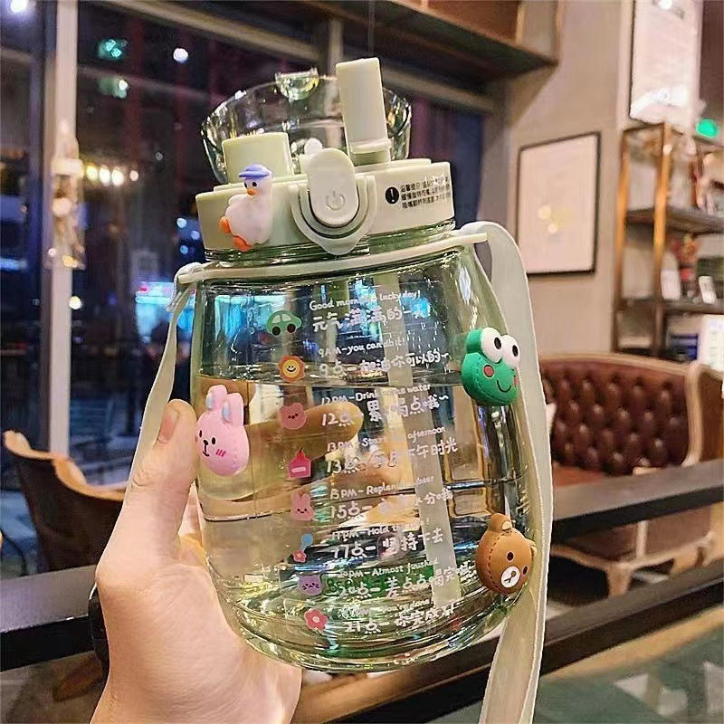 Damen Verspielte Trinkflasche mit tierischem Design Brehn
