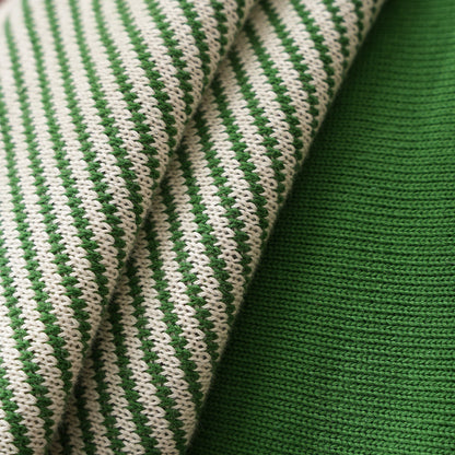 Gewebter Kissenbezug mit kariertem Jacquard‑Relief und verdecktem Reißverschluss Brehn