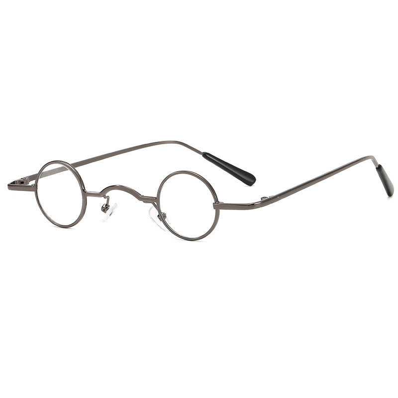 Damen modische runde Brille mit filigranem Metallrahmen Brehn