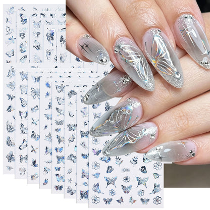 Künstlerische Schmetterling Nagel Kunst Decals