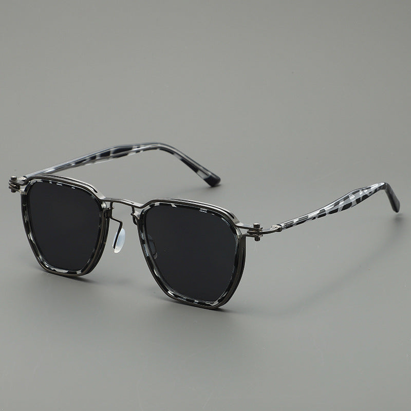 Damen stilvolle Sonnenbrille mit kantigem Design und UV-Schutz Brehn