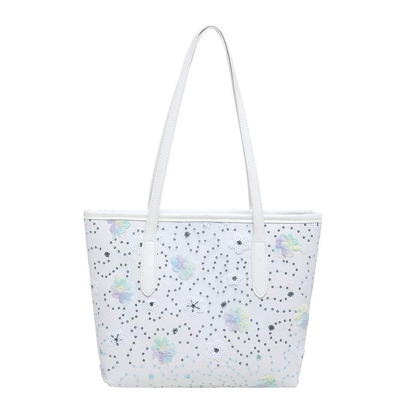 WoFloral Bestickte Tote Bag Brehn