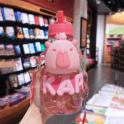 Damen Trinkflasche mit interaktivem Design und stylischem Charakterelement Brehn
