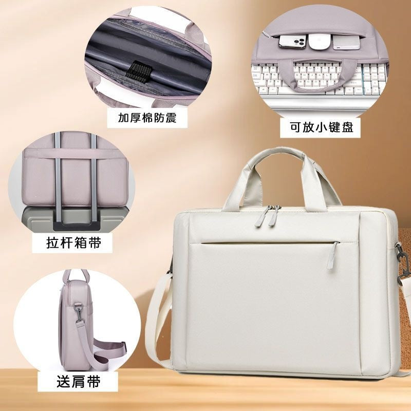 Laptop-Tasche Mit Praktischem Organizer Und Abnehmbaren Schulterriemen Brehn