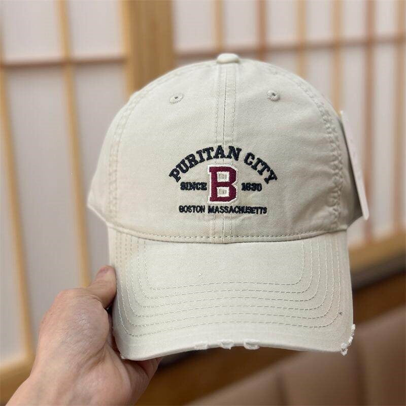 Vintage Damen Distrikt Bestickte Baseballmütze Brehn