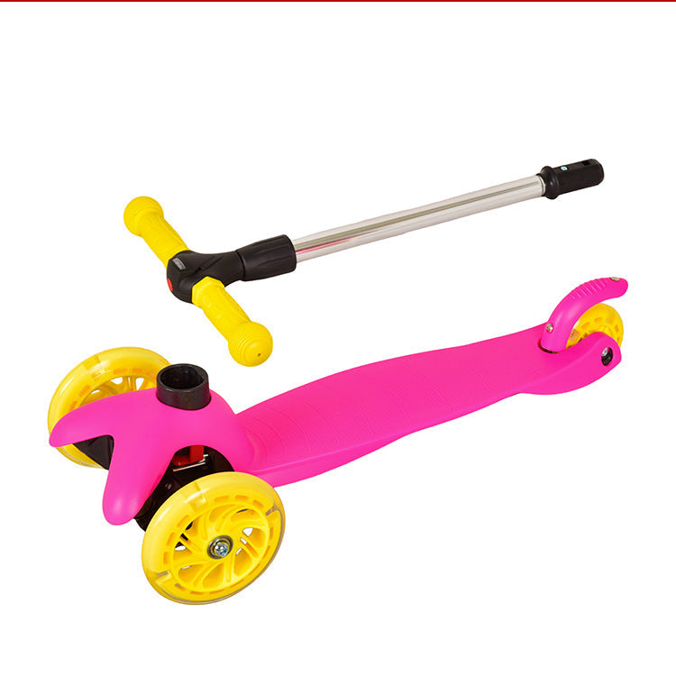 Smooth-Riding Lean-to-Steer Kickboard Scooter Brehn