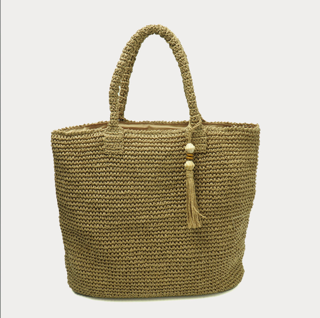 Makramee Tasche mit Quasten-Details Brehn