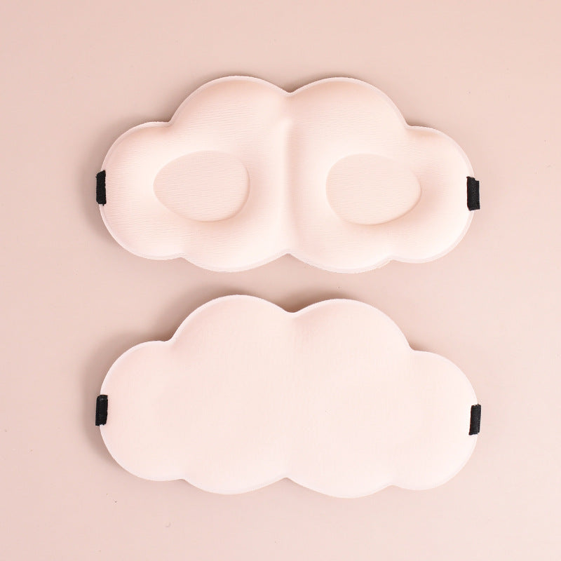 Damen nan niedliche Wolken Schlafmaske aus Memory-Schaum mit ergonomischer Polsterung und verstellbarem Elastikband Brehn