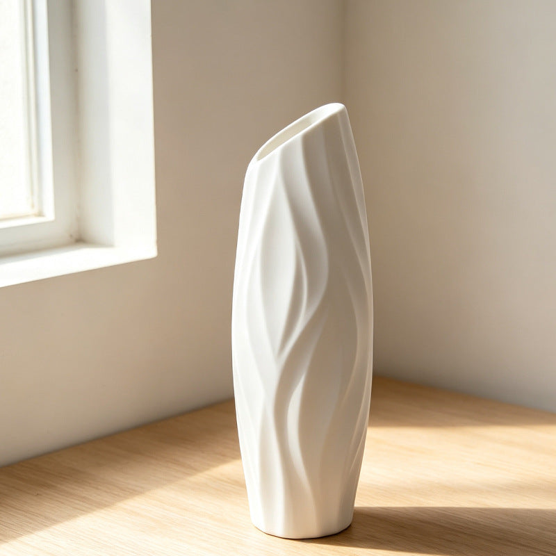 Elegante Texturierte Dekorative Blumenvase Brehn