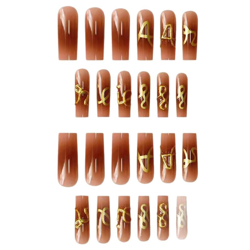 Ausführliches anpassbares Acryl-Nagel-Set Brehn