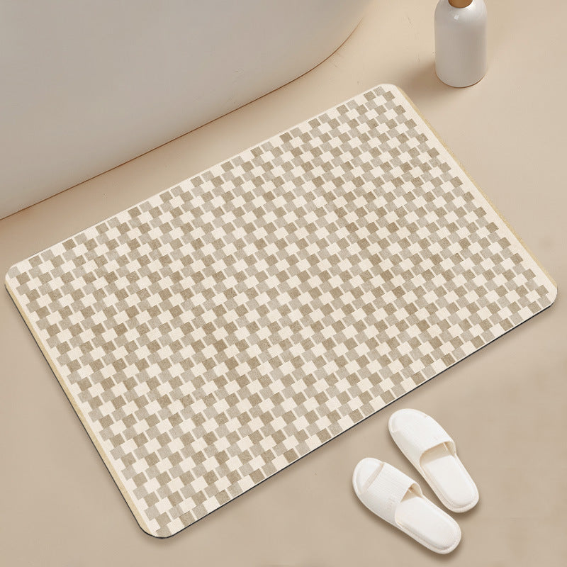 stilvolle geometrische Muster Badezimmermatte Brehn
