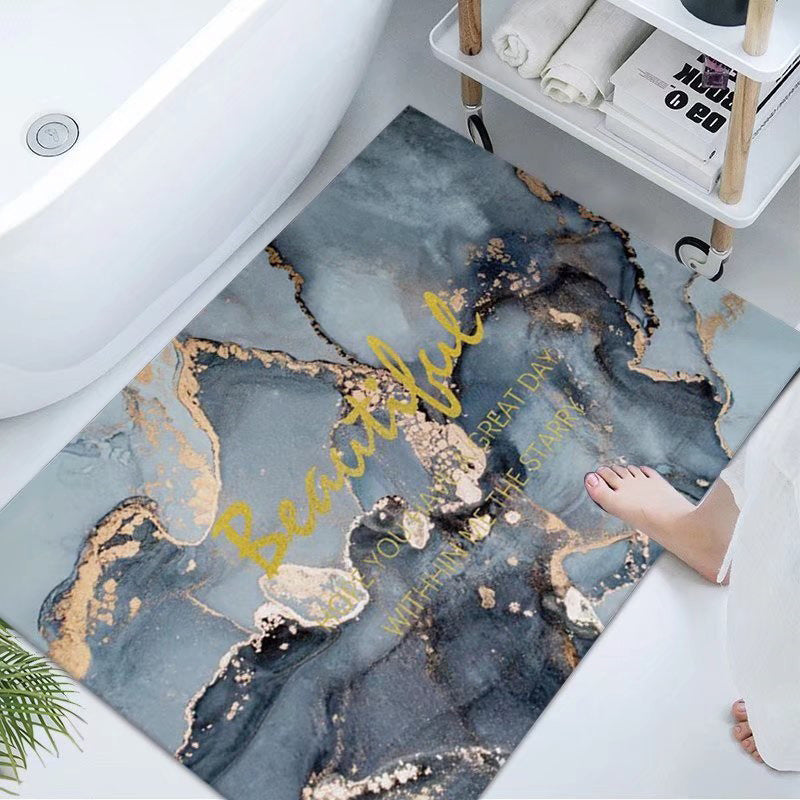 Luxuriöse Marmor Design Badematte Brehn