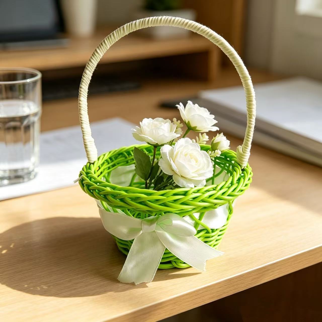 Dekorative handgewebte Geschenkkorb Brehn