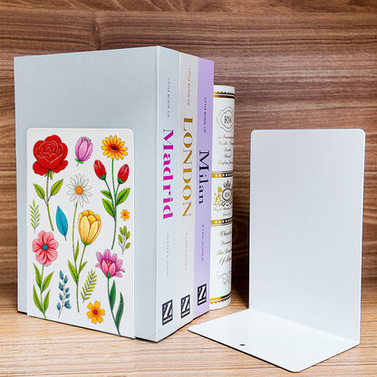 Künstlerische Blumen Design Buchstützen