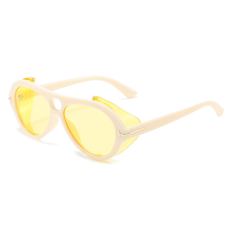 Retro-inspirierte Schild-Sonnenbrille Brehn