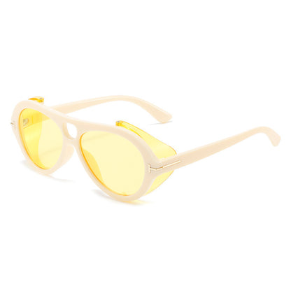 Retro-inspirierte Schild-Sonnenbrille Brehn