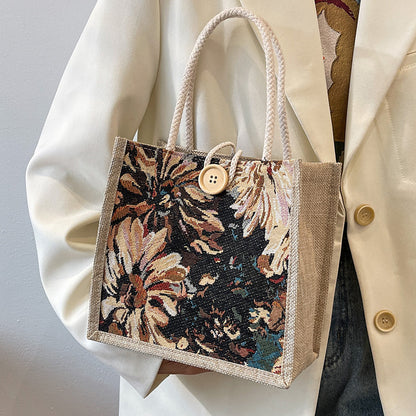 Dekorativer floral Handtasche