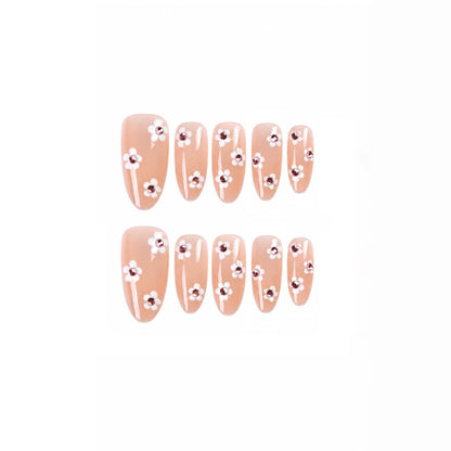 Kunstnagelset mit floralen 3D-Details Brehn