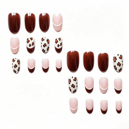 Wildtierdruck-Nagelkunst-Set
