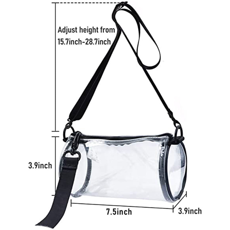 Transparente Handtasche mit Verstellbarem Schultergurt Brehn