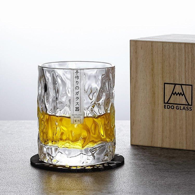 Japanische Edo Kiriko Gletscher Whisky Gläser | Brehn