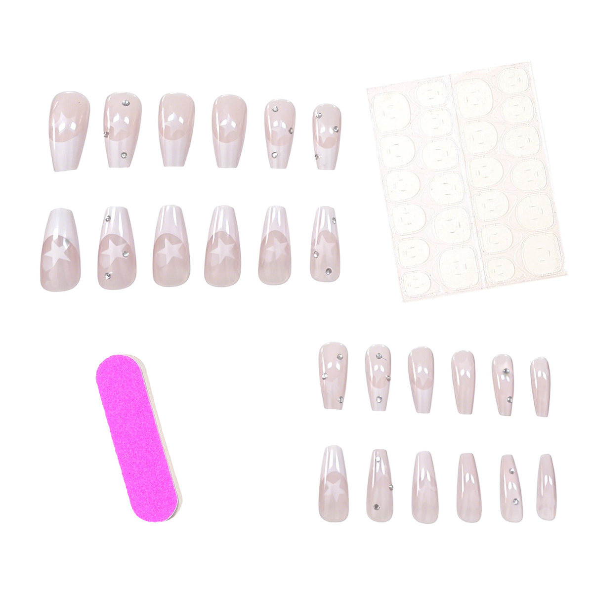 Glamorous Starry Nail Art Brehn