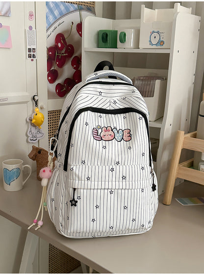 Verspielt Bestickter Schulrucksack Brehn
