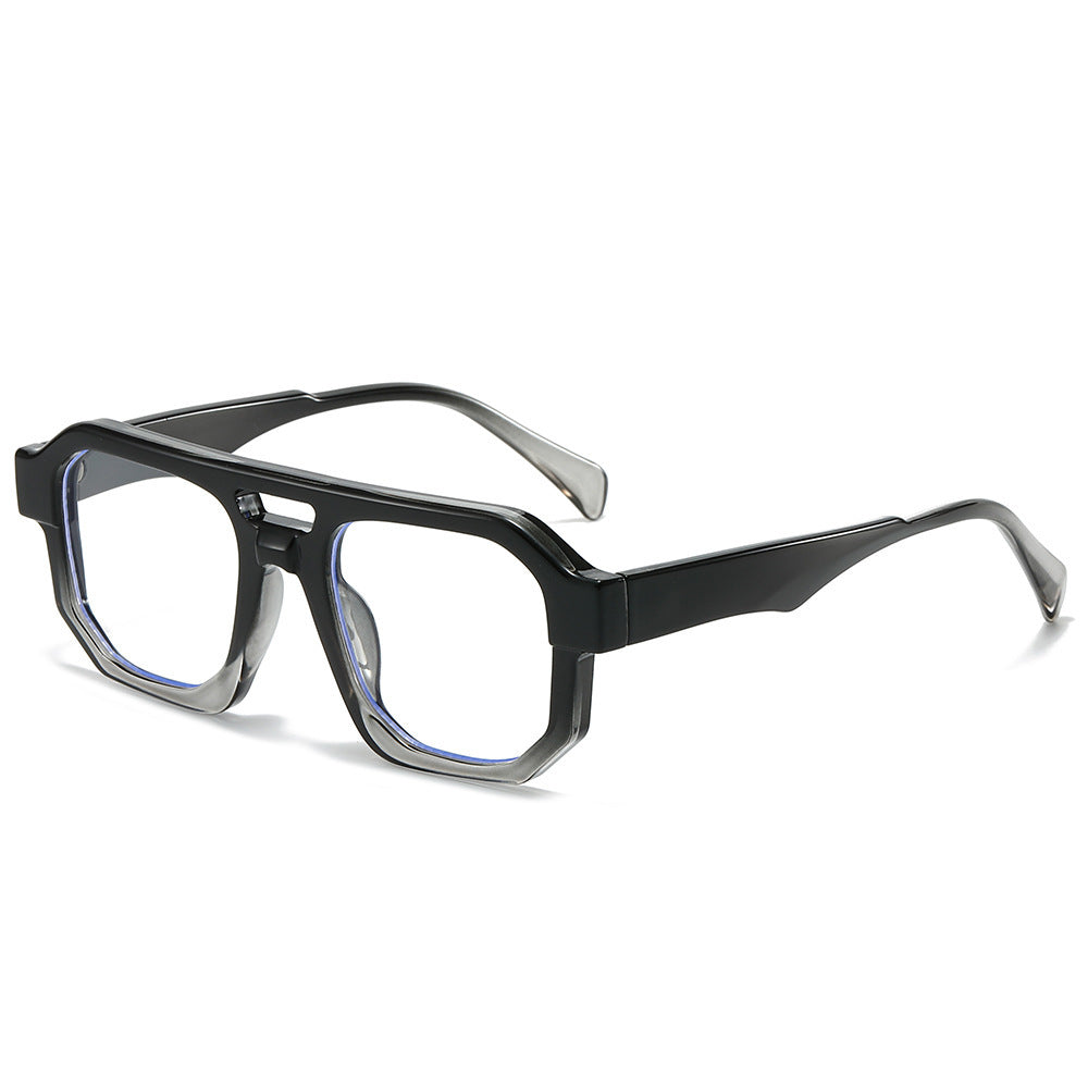Fashion-Forward Geometrische Übergroße Sonnenbrille Brehn