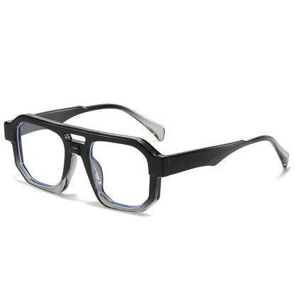 Fashion-Forward Geometrische Übergroße Sonnenbrille Brehn