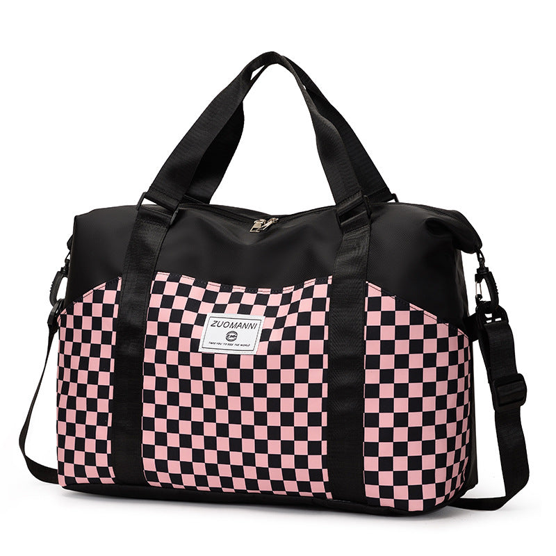 Stilvoller Schachbrett-Duffle-Bag Brehn