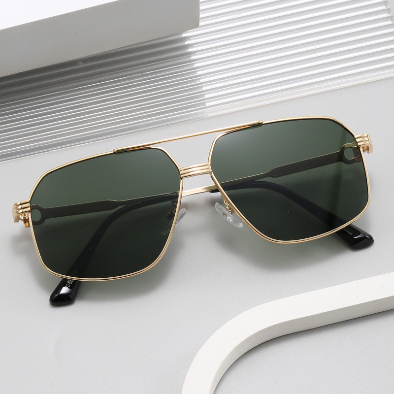 Damen stylische oversized Sonnenbrille mit diamantförmigem Rahmen Brehn