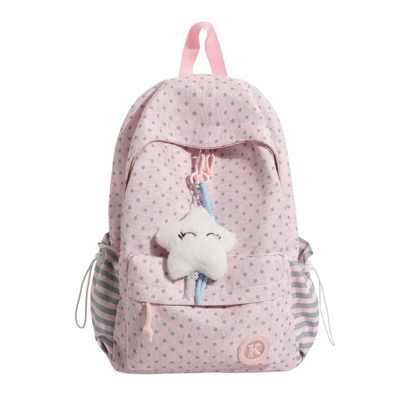 Sternmuster-Plüsch-Rucksack Brehn