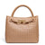 Elegante geflochtene Leder-Tasche Brehn