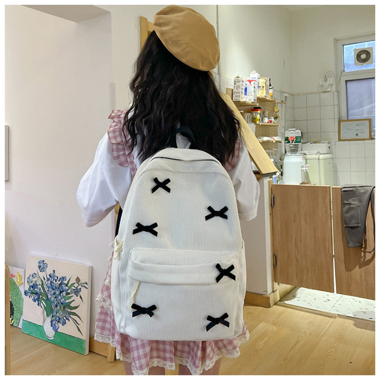 Rucksack mit Verspieltem Bänder-Design Brehn