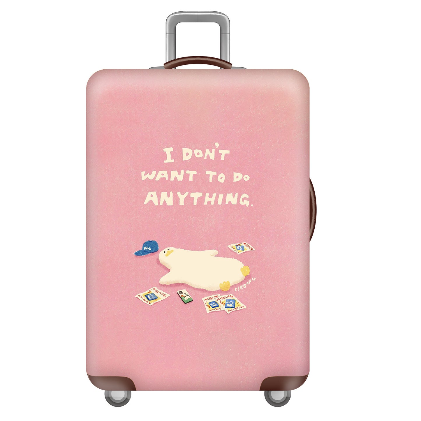 Damen Hartschalenreisekoffer mit kreativem Cartoon-Motiv Brehn