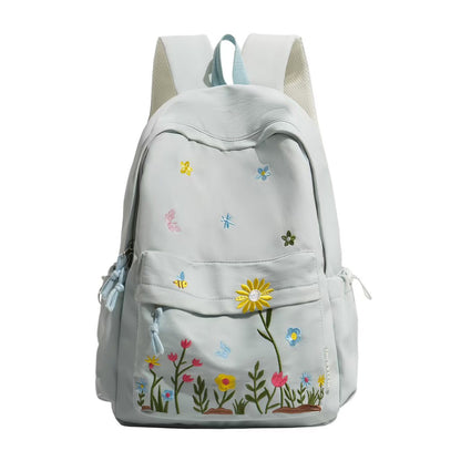 Blumenbestickter Rucksack Brehn