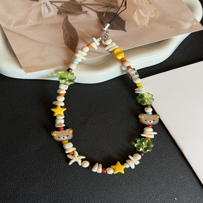 Spaß-Themen-Perlen-Schlüsselanhänger Halter Brehn