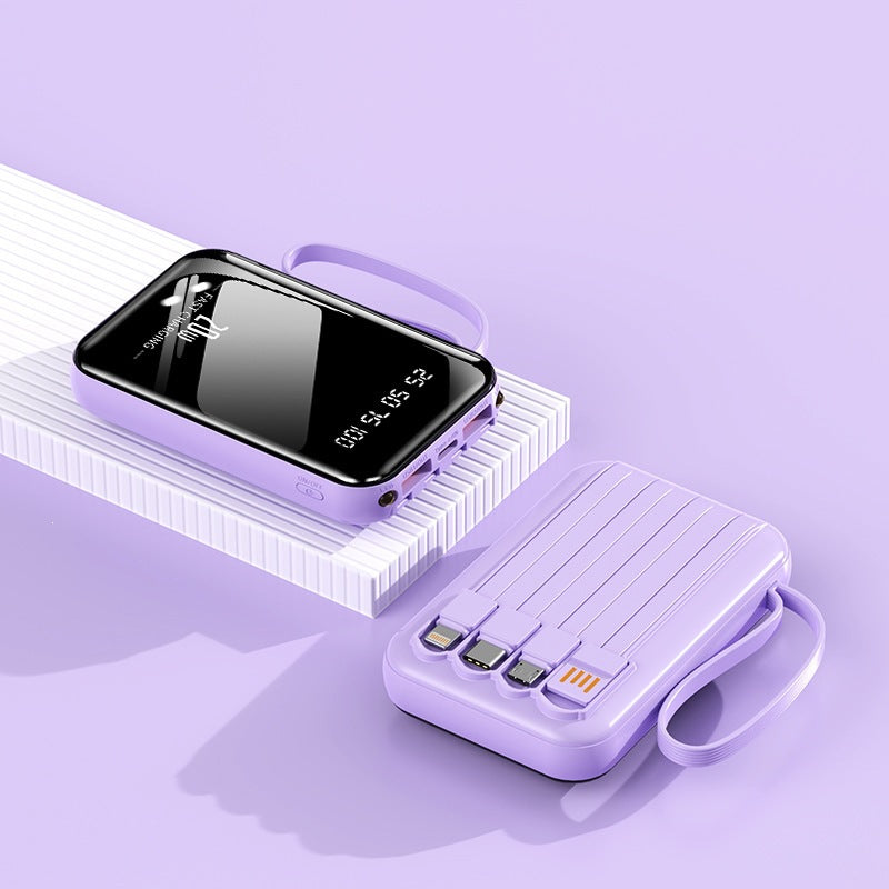 Powerbank mit innovativer Schnellladefunktion und digitaler Anzeige Brehn