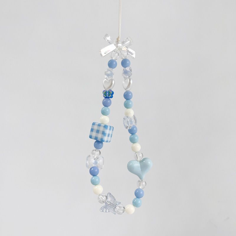 Zarte Schmetterlings-Perlen-Handy-Charm Brehn